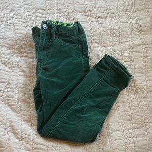 Crewcuts Deep Green Corduroy Kids Trousers